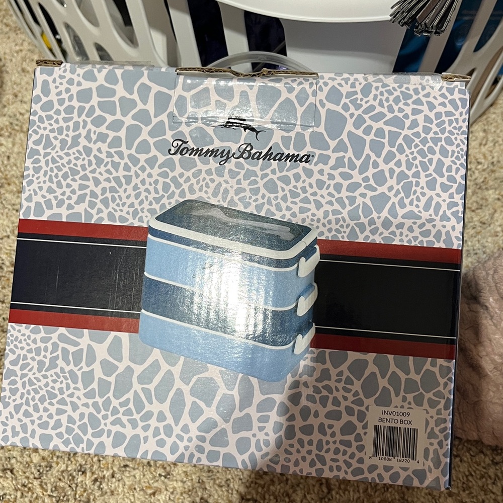 Tommy Bahama Light Blue Bento Box
